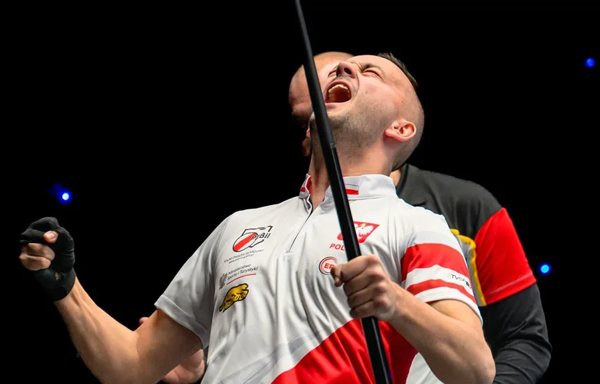 Konrad Juszczyszyn mistrzem europy w bilard