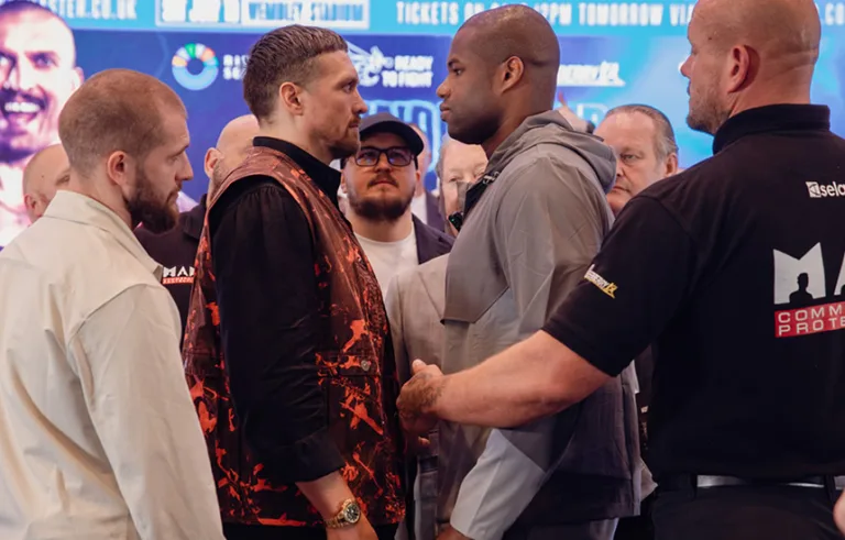 Usyk vs Dubois II - twarzą w twarz, F2F