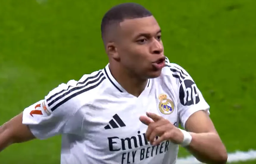 Kylian Mbappé z dwoma golami v meczu real - celta