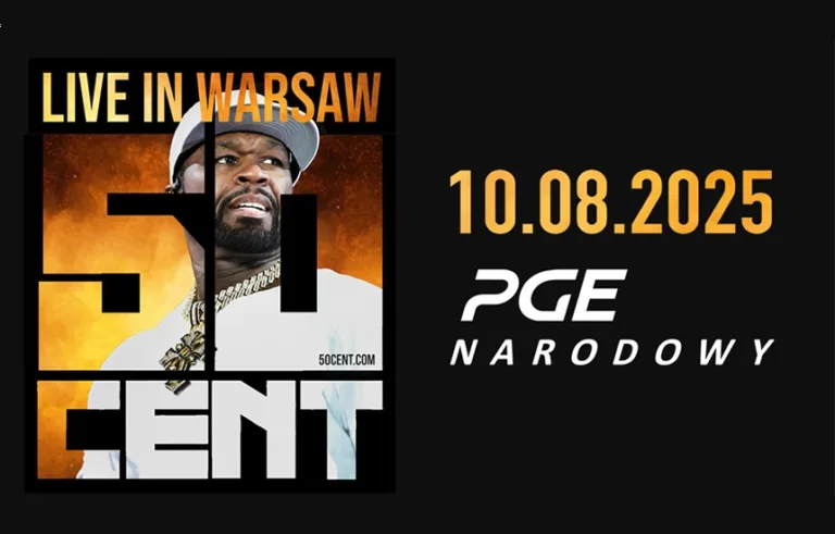 50 cent zagra w Polsce 2025 - bilety już w sprzedaży