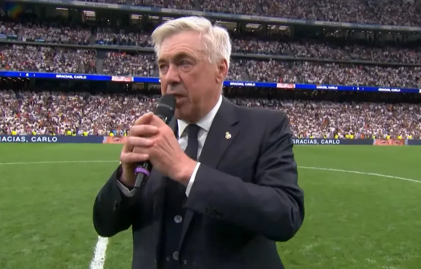 Carlo Ancelotti - pożegnanie z Realem Madryt