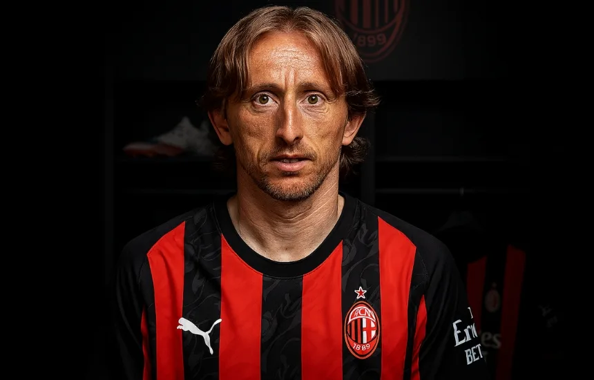 Luka Modrić w AC Milan
