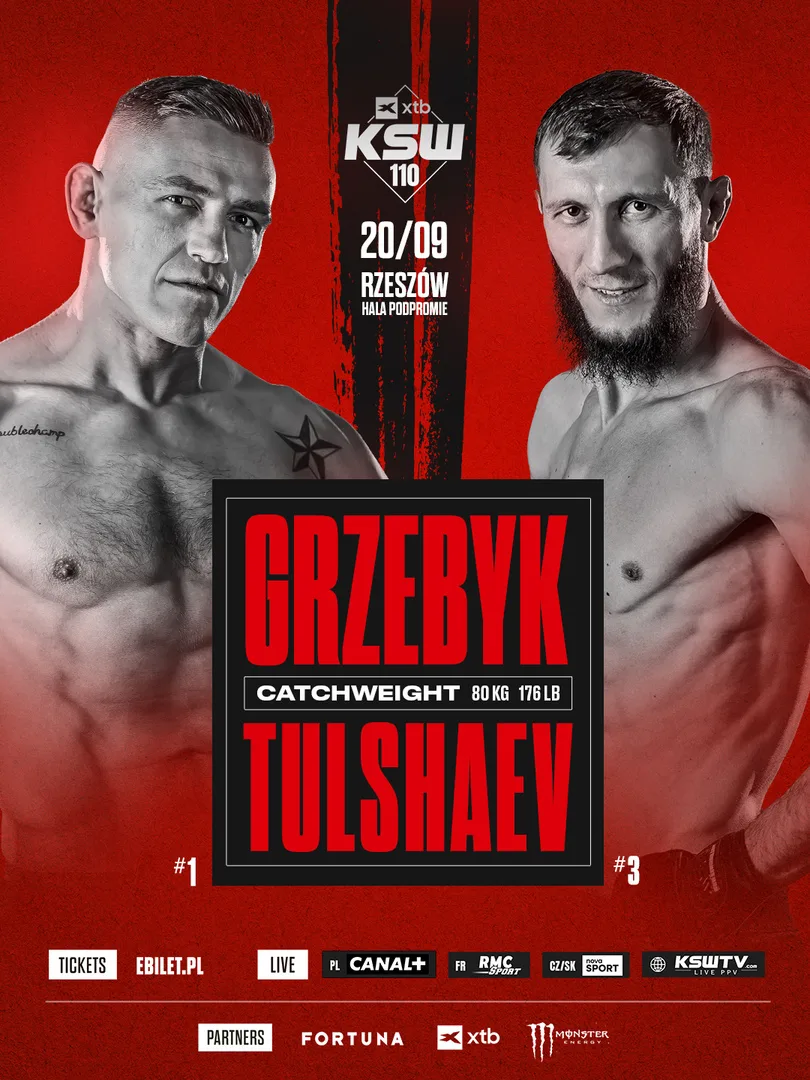 Walka Grzebyk - Tulshaev na KSW