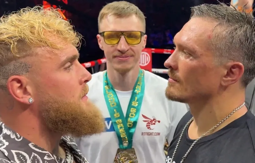 Usyk i Jake Paul robią F2F