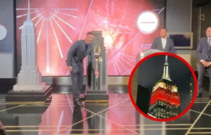 Robert Lewandowski Empire State Building