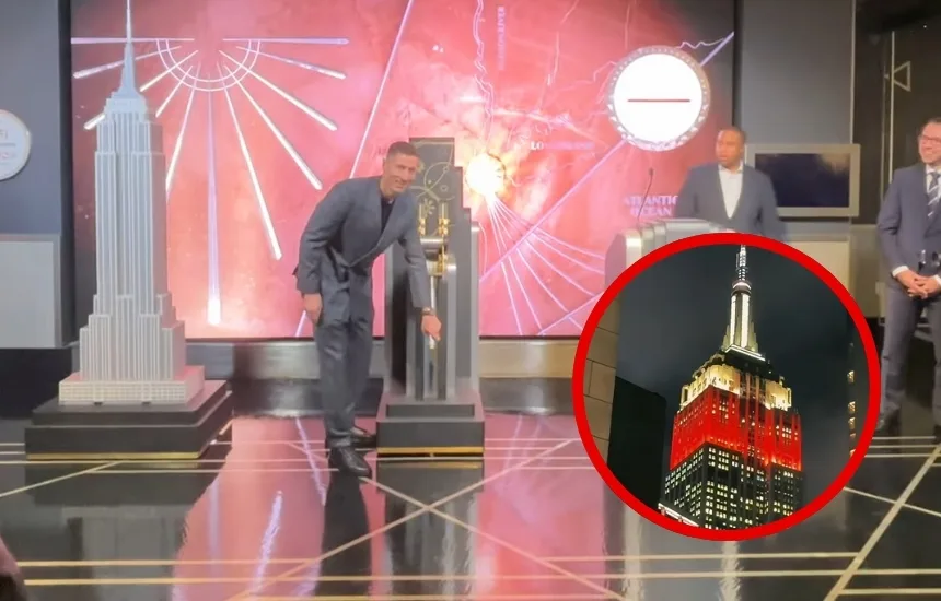 Robert Lewandowski Empire State Building