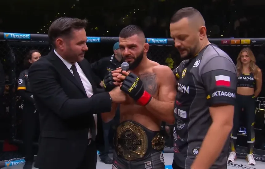 Mateusz Legierski mistrzem Oktagon MMA