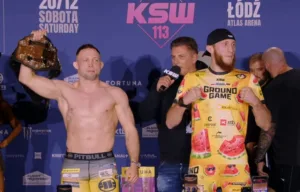 XTB KSW 113 karta walk - Adrian Bartosiński i Muslim Tulshaev twarzą w twarz przed walką wieczoru w Łodzi