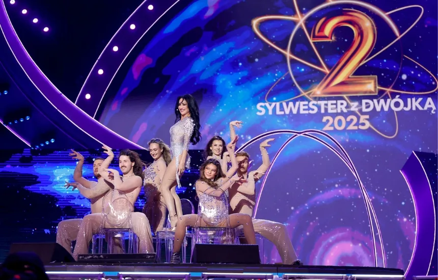 Justyna Steczkowska na Sylwestrze z Dwójką 2025 w Katowicach