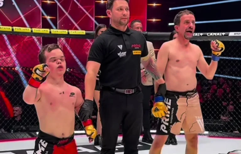 Marek Jówko i Big Jack po walce na gali Prime Show MMA 15, decyzja sędziów