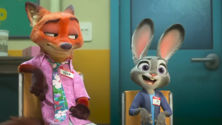 Nick Wilde i Judy Hopps w scenie z filmu Zwierzogród 2, który bije rekordy box office i notuje ogromne zarobki na całym świecie