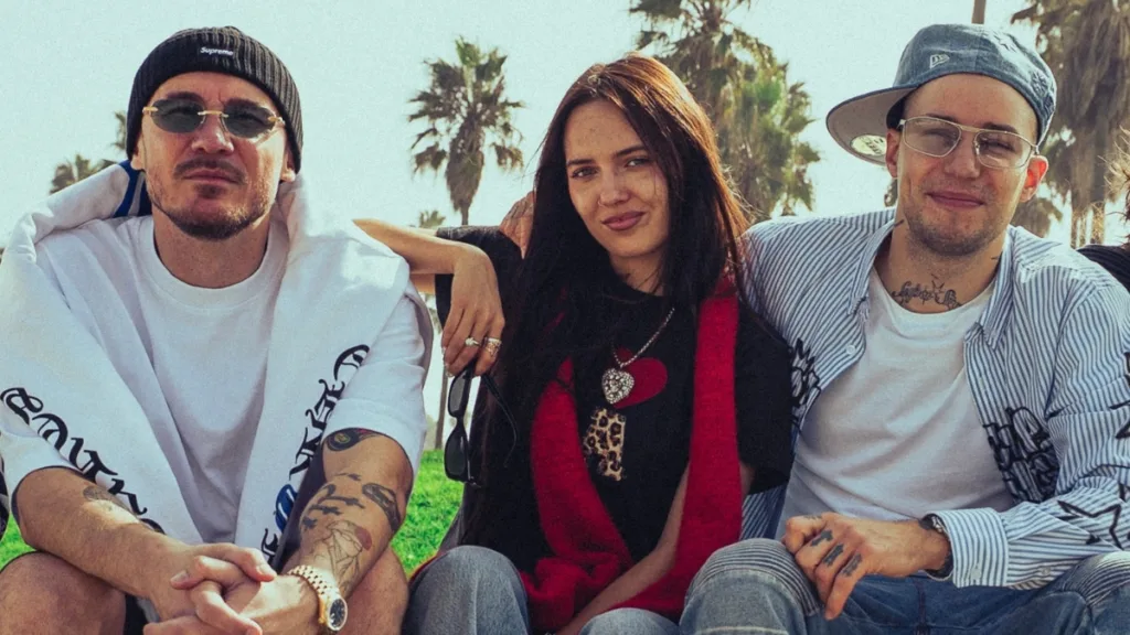 Pezet, Zalia i Żabson wspólnie pozuję w Los Angeles gdzie nagrali teledysk do utworu Tatu