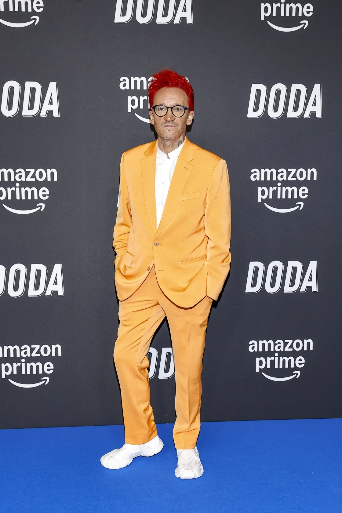 Michał Wiśniewski na premierze serialu Doda autorstwa Prime Video