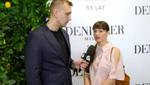 Agnieszka Więdłocha podczas wywiadu o kobiecości i modzie na wydarzeniu branżowym