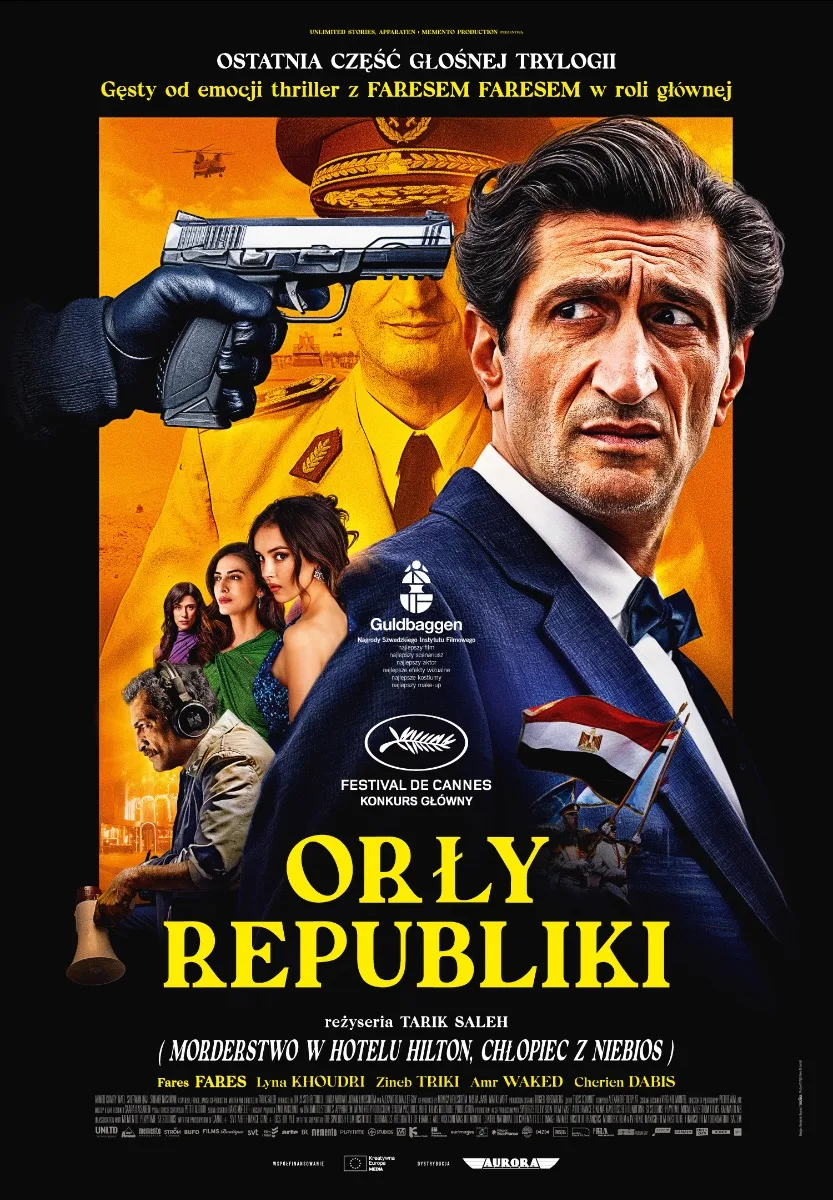 Polski plakat filmu Orły republiki
