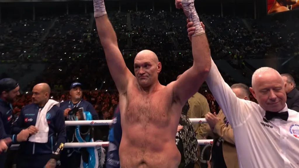 Tyson Fury - Makhmudov, Brytyjczyk po wygranej walce