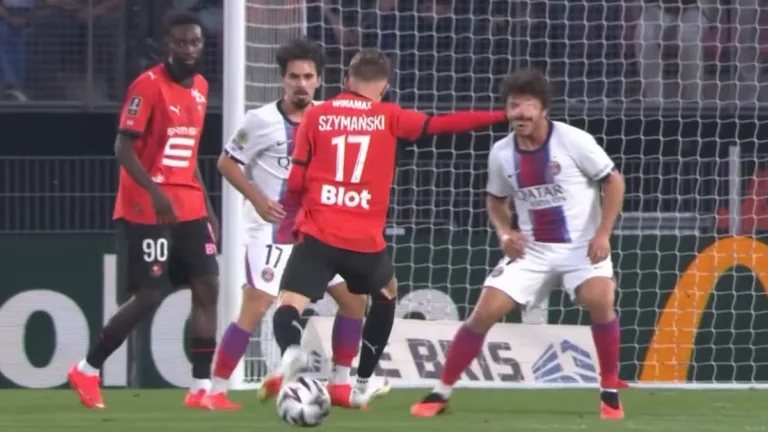 Rennes PSG skrót meczu